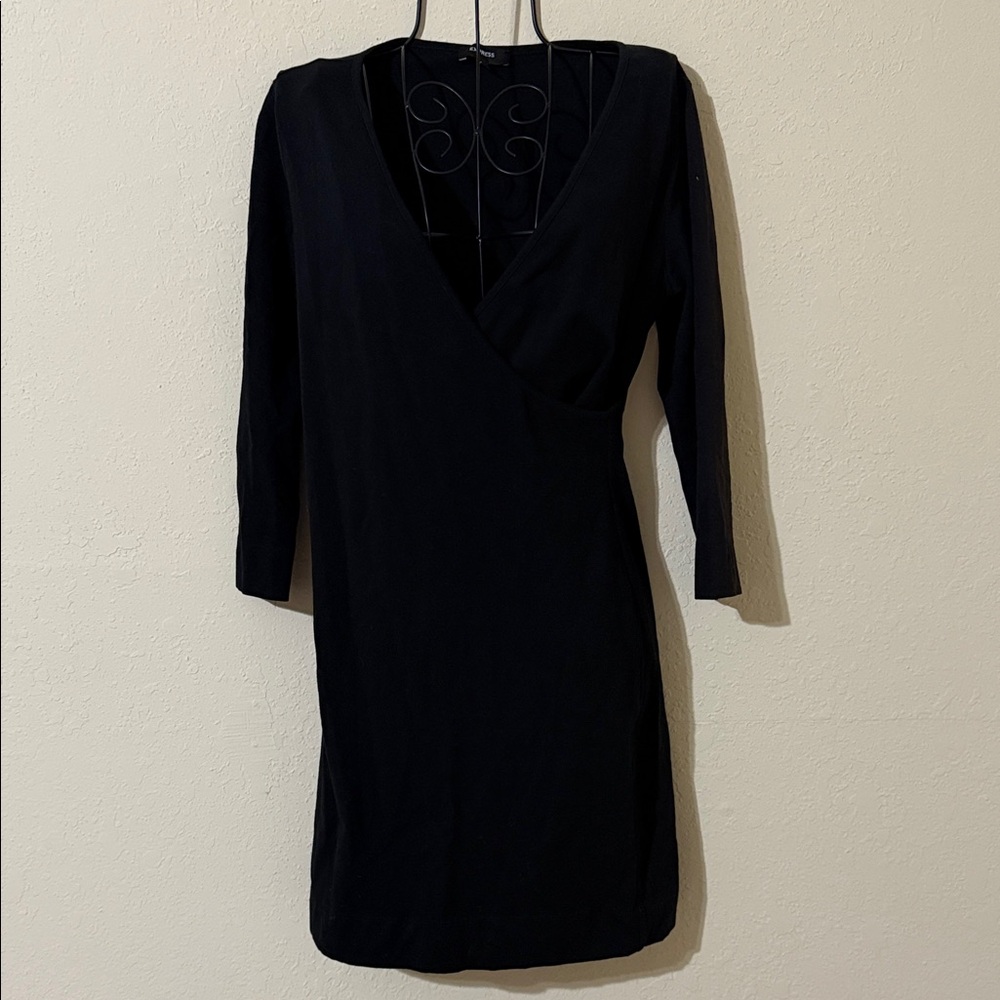 Express Black Long Sleeve Dress